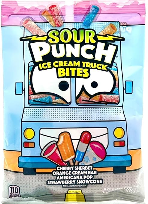 סאוור פאנץ' אוטו גלידה בטעמי פירות 105 גרם