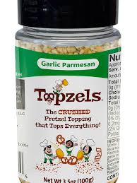 טופזלס שברי פרצל בטעם שום פרמז'ן 100 גרם